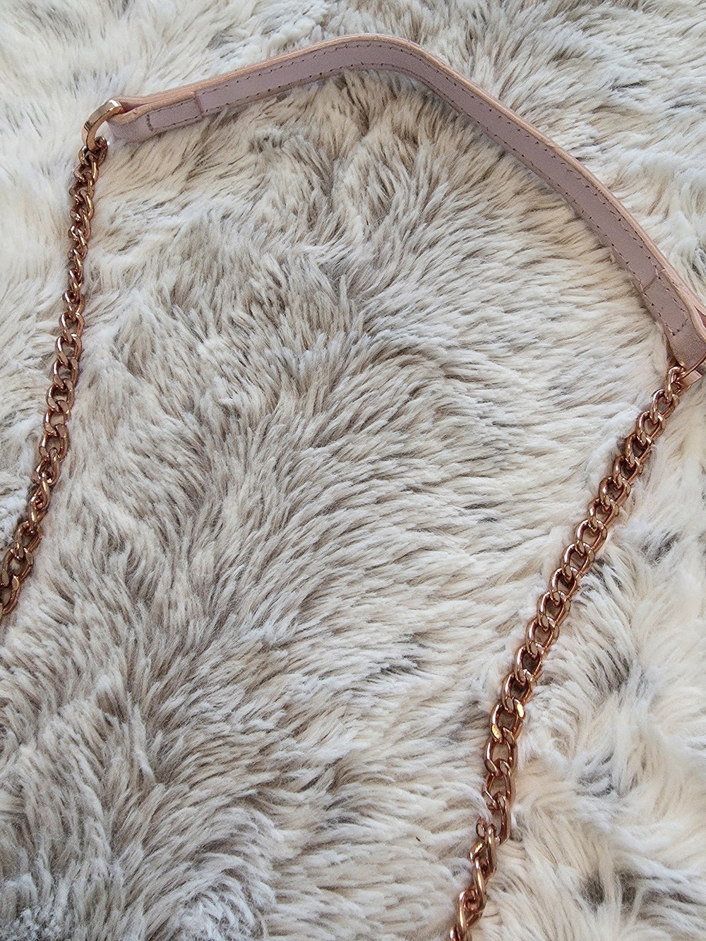 Ted Baker Pink & Gold LEATHER Crossbody Bag - Picture 4 of 7